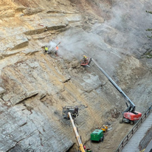 Paw Paw Tunnel Slope Stabilization Project