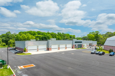 An exterior view of the DRJTBC Langhorne operations and maintenance facility.