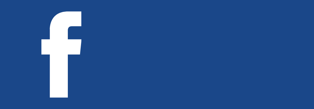 Facebook Logo on a Blue Background