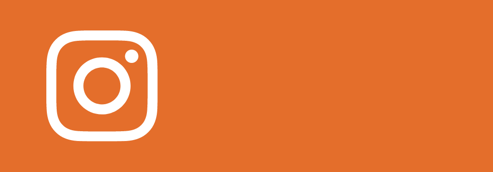 Instagram Logo on an orange background