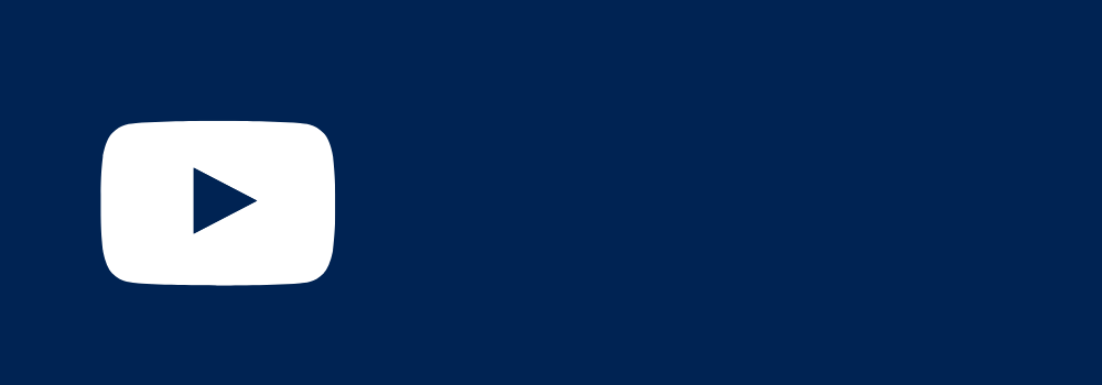 Youtube Logo on a dark blue background